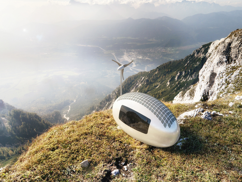 Illustration for article titled You Can Take this Little Wind and Solar Powered Home Anywhere